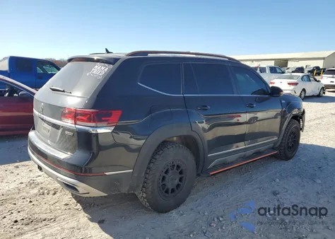 2021 Volkswagen Atlas Sel z USA, uszkodzony, nr VIN 1V2BR2CA9MC524197